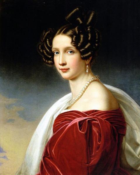 Sophie, Archduchess Of Austria by Joseph Karl Stieler