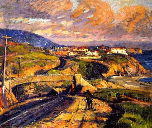 Aliso-laguna Overpass by Joseph Kleitsch Oil Painting Reproductions