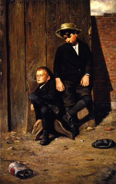 Behind The Fence by Joseph Kleitsch