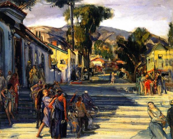 Café Las Ondas by Joseph Kleitsch