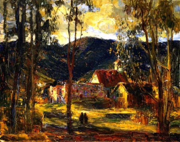 Evening Light, Laguna by Joseph Kleitsch