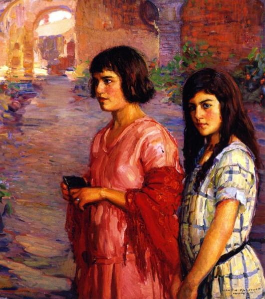 Going To Church (sunday Morning), Capistrano by Joseph Kleitsch