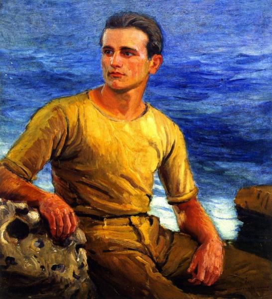 Nelson Griffith (lifeguard) by Joseph Kleitsch
