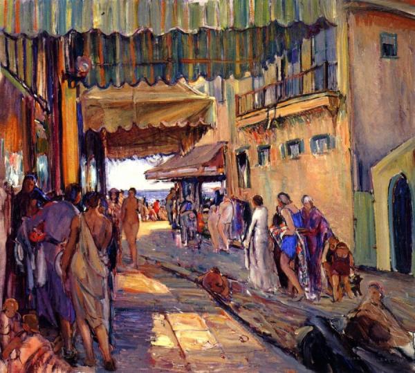 Ocean Front - Main Beach, Laguna by Joseph Kleitsch