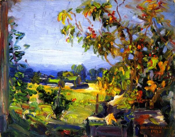 Our Garden by Joseph Kleitsch