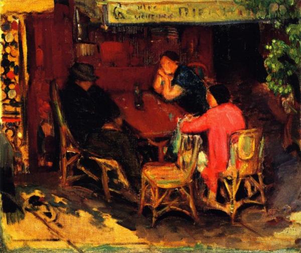 Paris Café by Joseph Kleitsch