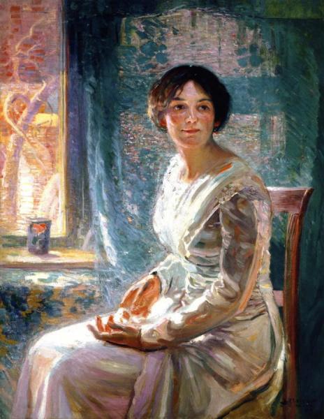 Portrait Of Mrs. K by Joseph Kleitsch