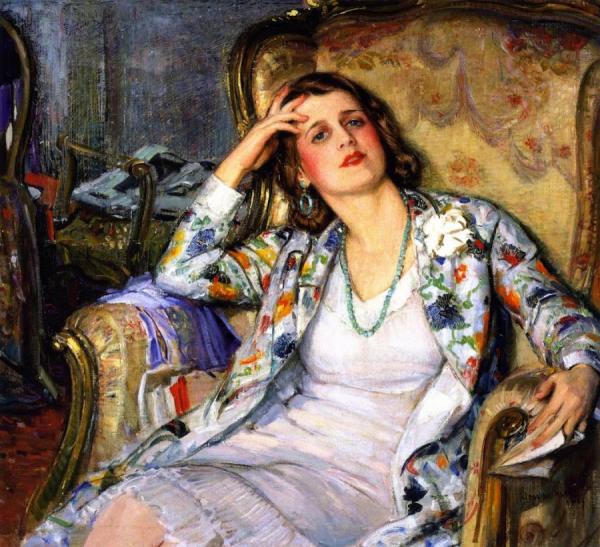 Portrait Of Ruth Renick by Joseph Kleitsch