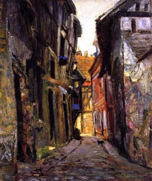 Ruelle Malot, Vernon, France by Joseph Kleitsch