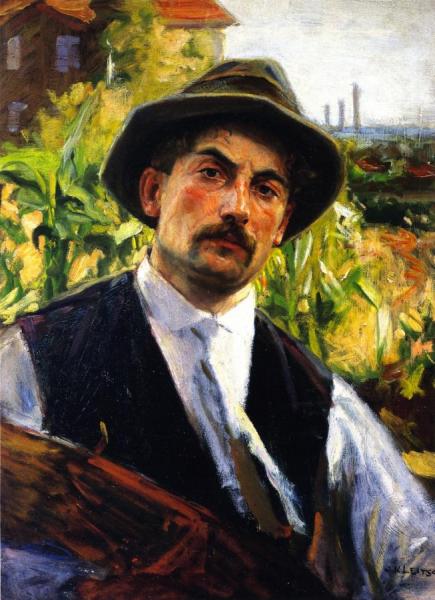 Self Portrait (grand Rapids, Michican) by Joseph Kleitsch
