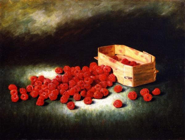 Still Life With Raspberries by Joseph Kleitsch
