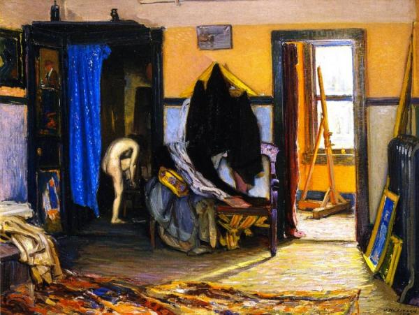 Studio Interior by Joseph Kleitsch