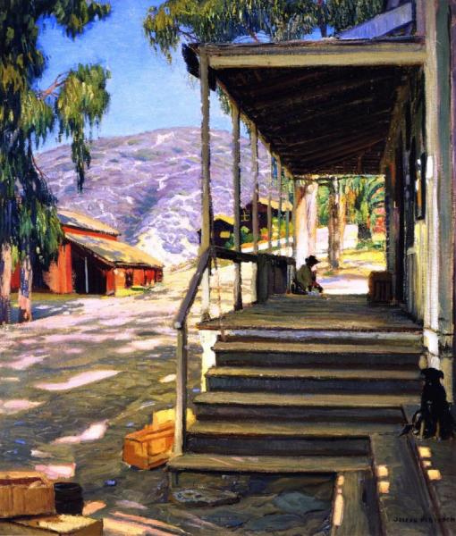 The Old Post Office by Joseph Kleitsch