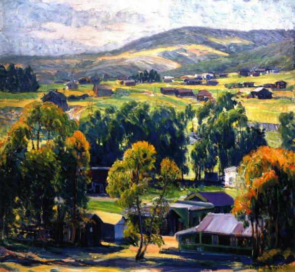 The Village (laguna) by Joseph Kleitsch