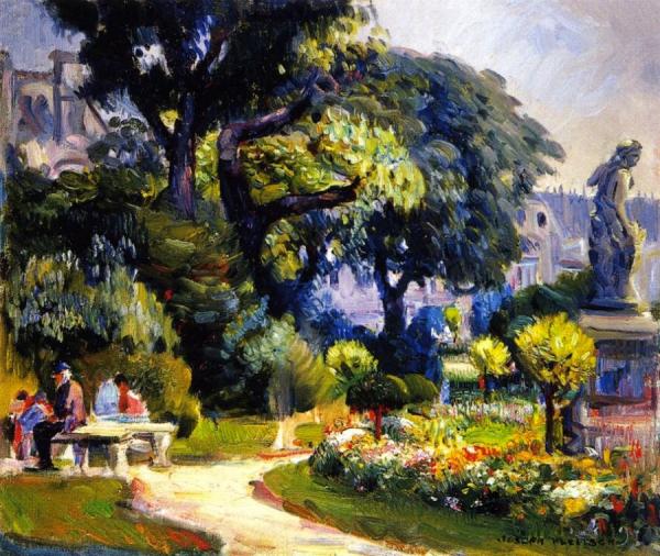 Tuileries, Paris by Joseph Kleitsch