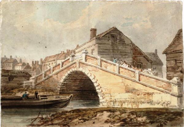 A Bridge At Lewes, Sussex by Joseph Mallord William Turner