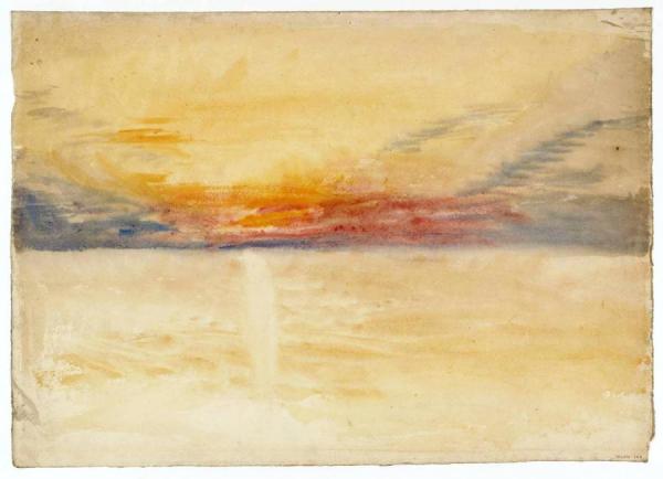 A Sunset Sky by Joseph Mallord William Turner