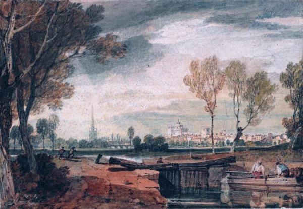 Abingdon From The Thames Navigation by Joseph Mallord William Turner