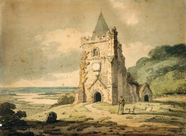 An Old Church by Joseph Mallord William Turner Oil Painting Reproductions