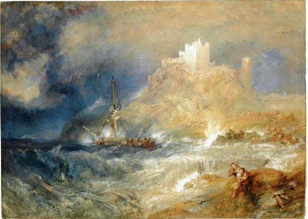 Bamborough Castle by Joseph Mallord William Turner