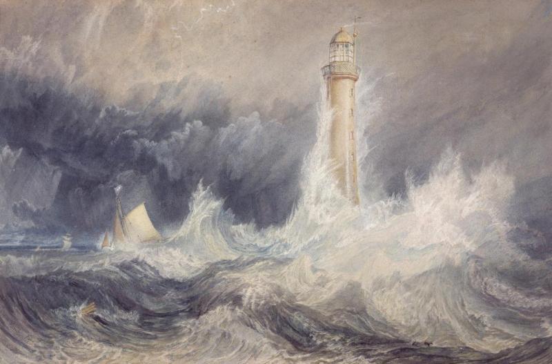Bell Rock Lighthouse by Joseph Mallord William Turner Oil Painting Reproductions