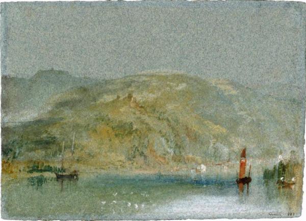 Between Jumièges And Duclair by Joseph Mallord William Turner