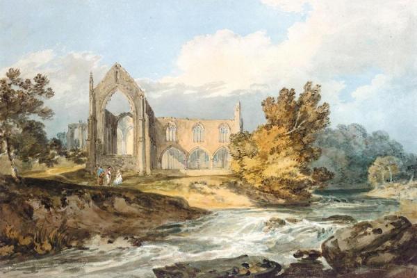 Bolton Abbey, Yorkshire by Joseph Mallord William Turner