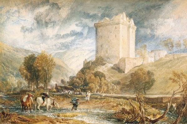 Borthwick Castle by Joseph Mallord William Turner