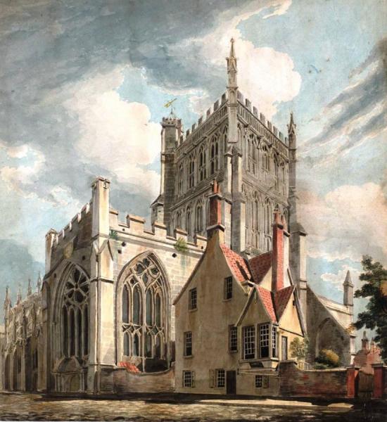Bristol Cathedral From College Green by Joseph Mallord William Turner