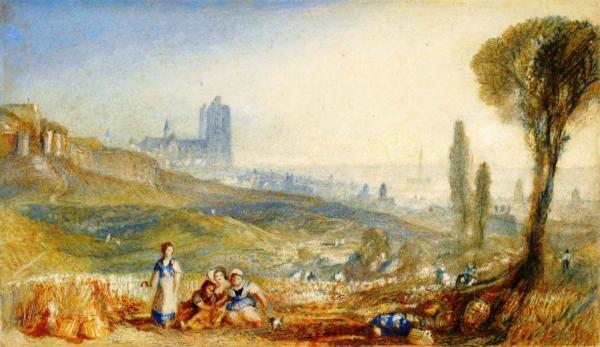 Brussels, A Distant View by Joseph Mallord William Turner