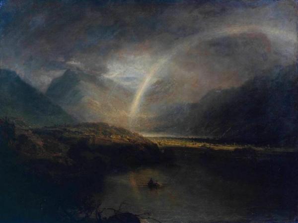 Buttermere Lake, With Part Of Cromackwater, Cumberland, A Shower by Joseph Mallord William Turner