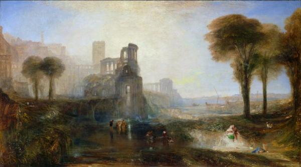 Caligula's Palace And Bridge by Joseph Mallord William Turner