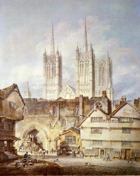 Cathedral Church At Lincoln by Joseph Mallord William Turner