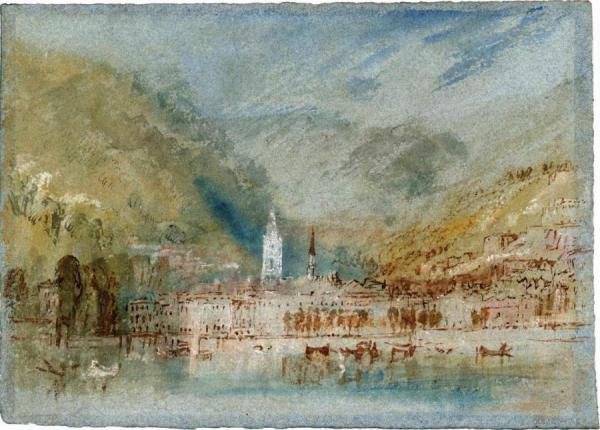 Caudebec-en-caux From The River by Joseph Mallord William Turner