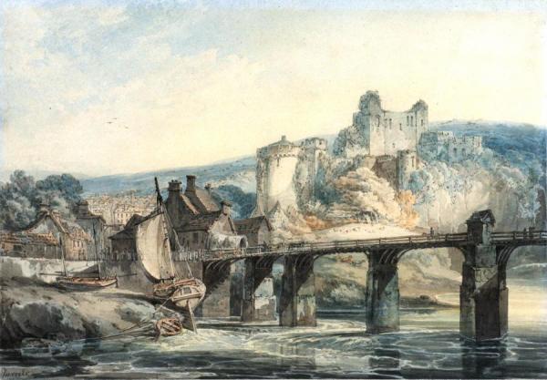 Chepstow Castle by Joseph Mallord William Turner