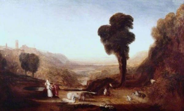 Christ And The Woman Of Samaria by Joseph Mallord William Turner