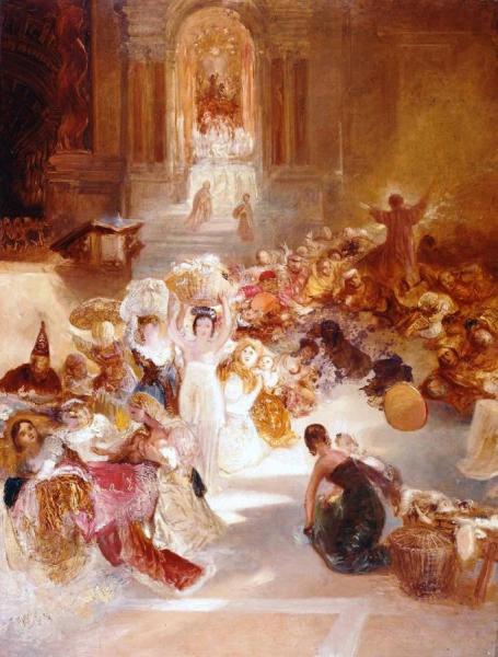 Christ Driving The Traders From The Temple by Joseph Mallord William Turner
