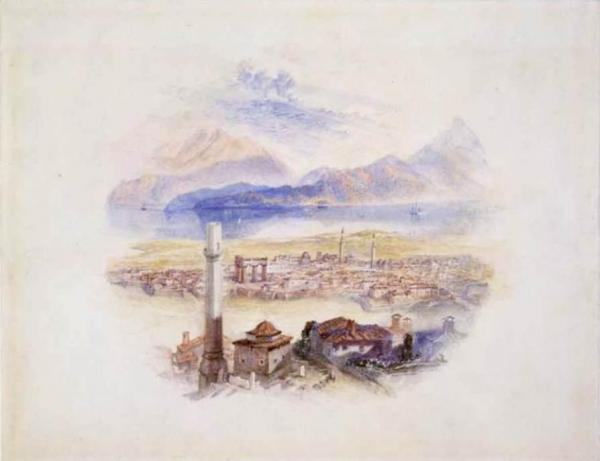 Corinth From The Acropolis by Joseph Mallord William Turner