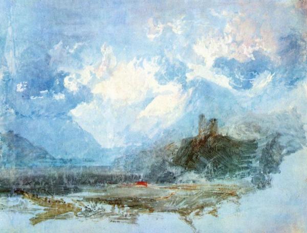 Dolbadern Castle by Joseph Mallord William Turner