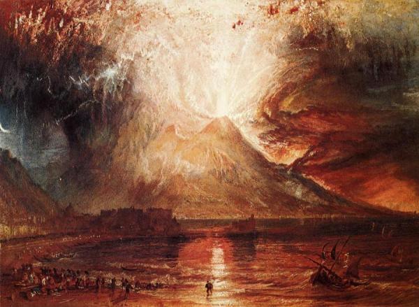 Eruption Of Vesuvius by Joseph Mallord William Turner