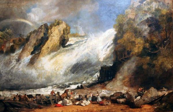 Fall Of The Rhine At Schaffhausen by Joseph Mallord William Turner