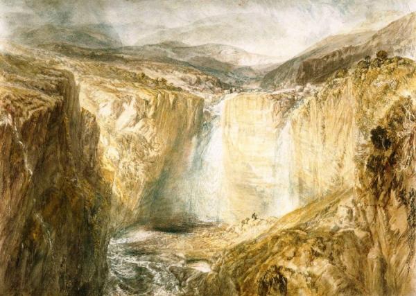 Fall Of The Tees, Yorkshire by Joseph Mallord William Turner