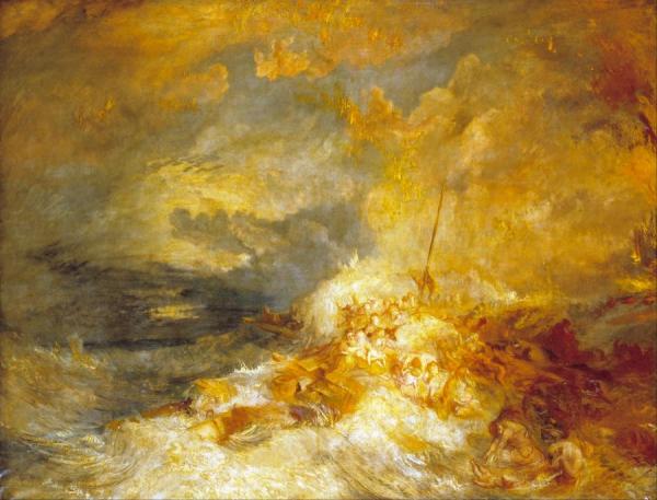 Fire At Sea by Joseph Mallord William Turner
