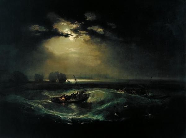 Fishermen At Sea by Joseph Mallord William Turner