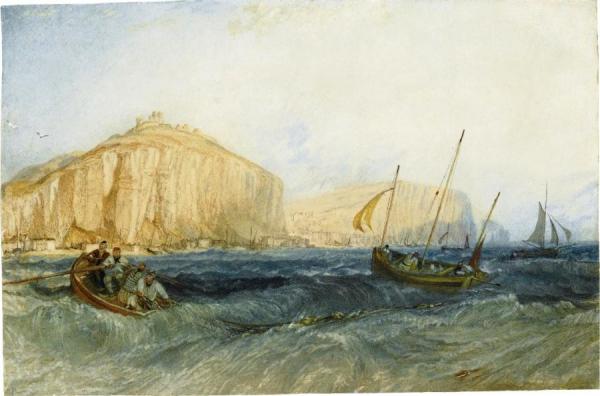 Fishing Boat Off Hastings by Joseph Mallord William Turner