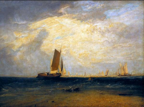 Fishing Upon The Blythe-sand by Joseph Mallord William Turner