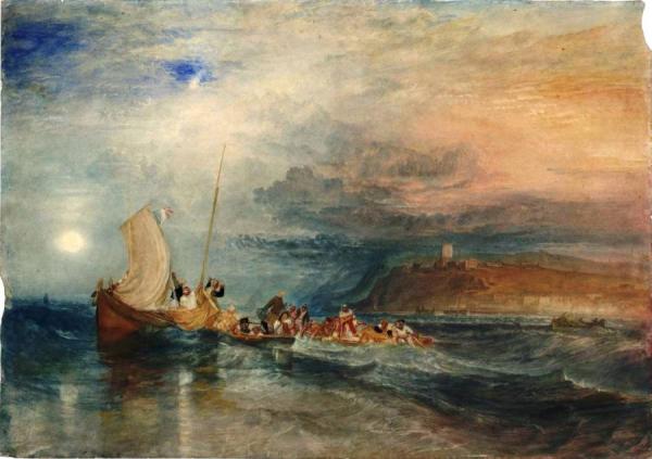 Folkestone From The Sea by Joseph Mallord William Turner