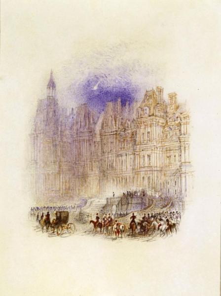 Fontainebleau, The Abdication Of Napoleon by Joseph Mallord William Turner