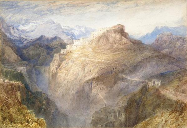Fort Of L`essillon, Val De La Maurienne, France by Joseph Mallord William Turner