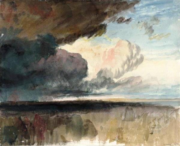 Heavy Dark Clouds by Joseph Mallord William Turner Oil Painting Reproductions